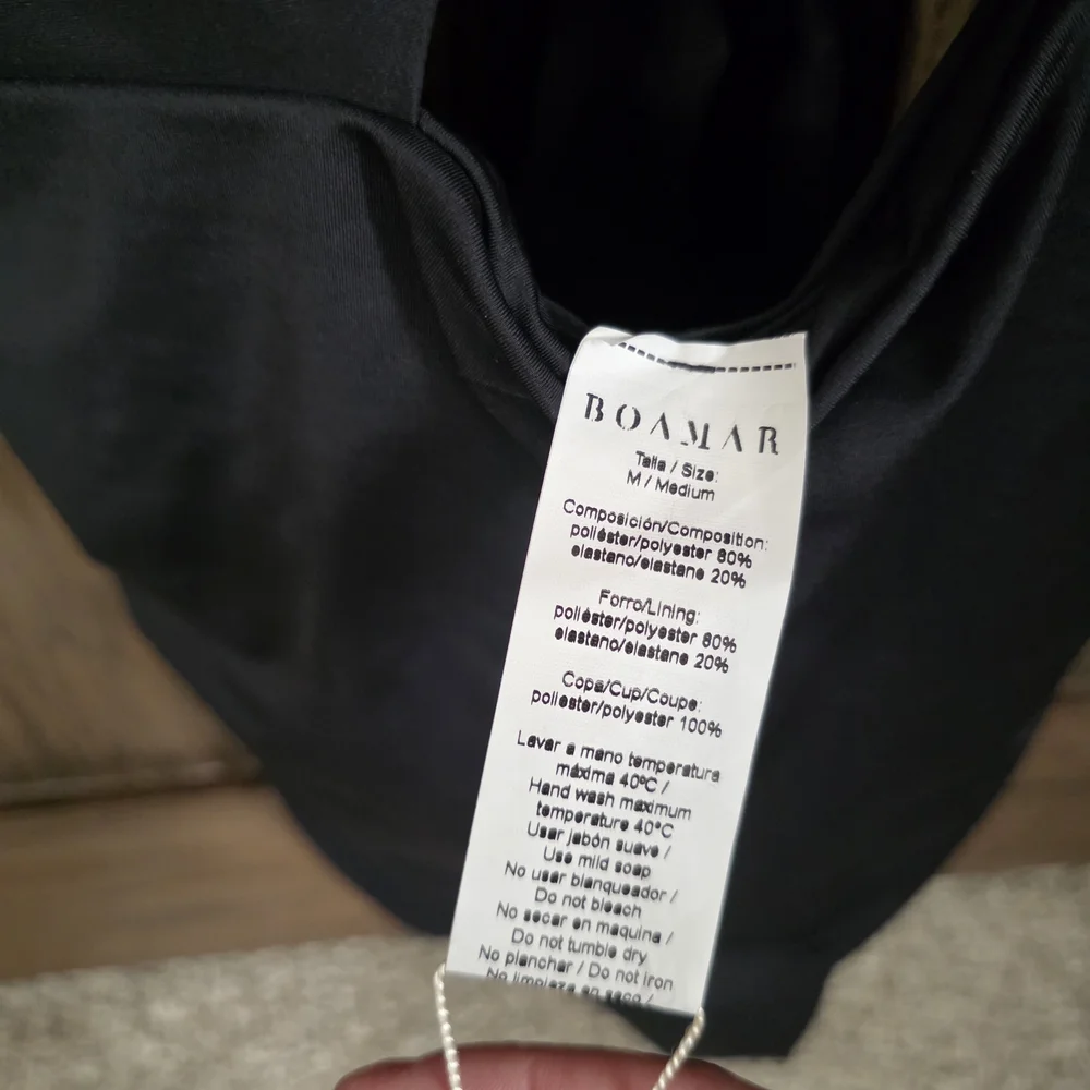 NWT Boamar Black One Piece Swimsuit - Picture 3 of 4